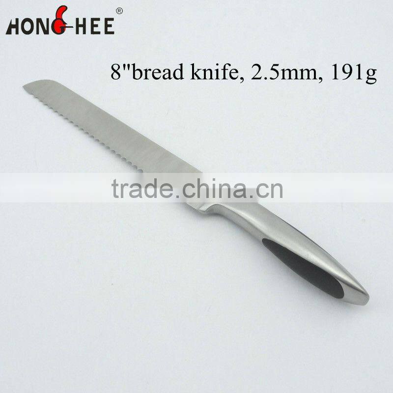 6 pcs Kitchen Knife Set with Magnetic Board Black