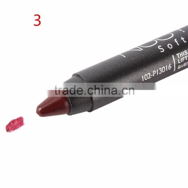 Menow kiss proof 19colors matte waterproof matte lipstick matte lipliner
