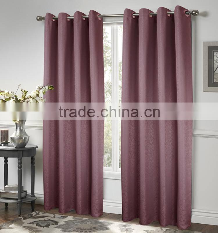 HLHT 6 years no complaint finished polyester jacquard curtain
