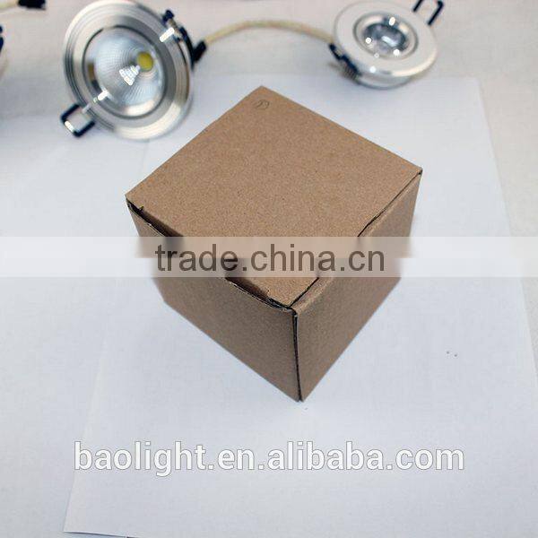 Super bright adjustable 80lm/W 5W cob led downlight