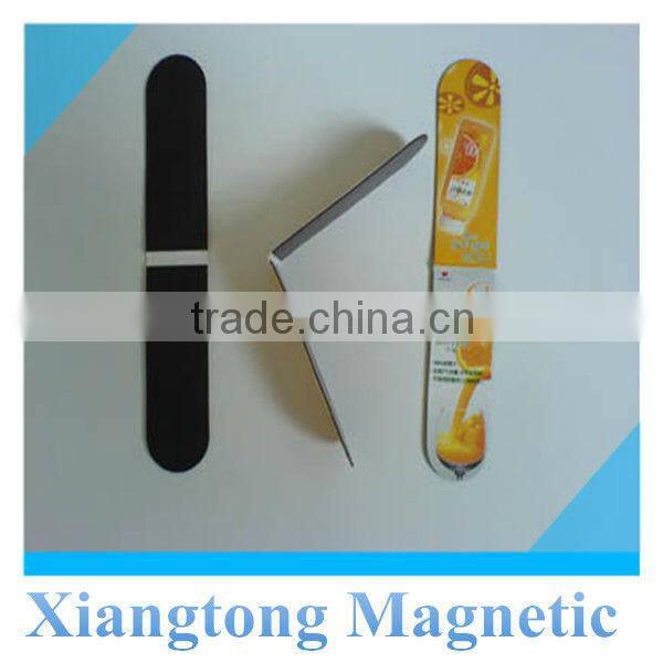 Black Backgrounf with Number Advertising Custom Design Paper Folding magnetic bookmark