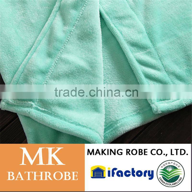 Sherpa Fleece 100% Polyester Bathrobe