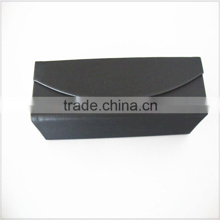 Factory Price Unique Designer Handmade Folding Custom Leather Eyewear Carrying Box/Optical Box/Glasses Box