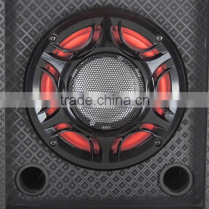 new product 2016 wooden stage active speakers with handheld