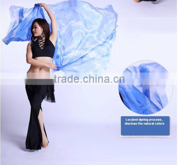 2014 Wuchieal Belly Dance Veils Made of Diamond Hemp