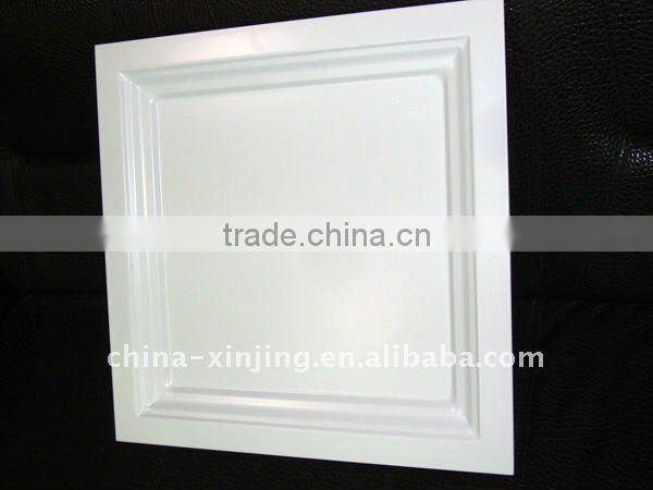 Aluminum lotuspattern embossed ceiling tile