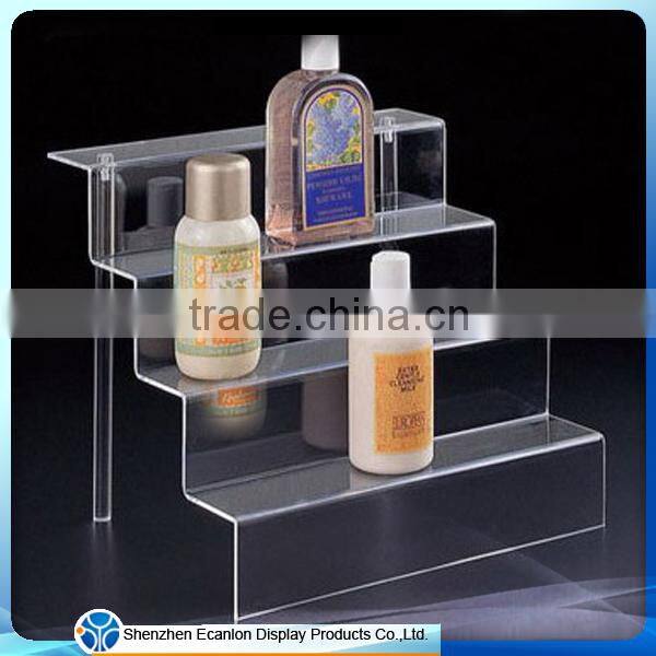 Cosmetic display stand stair stand for wholesale