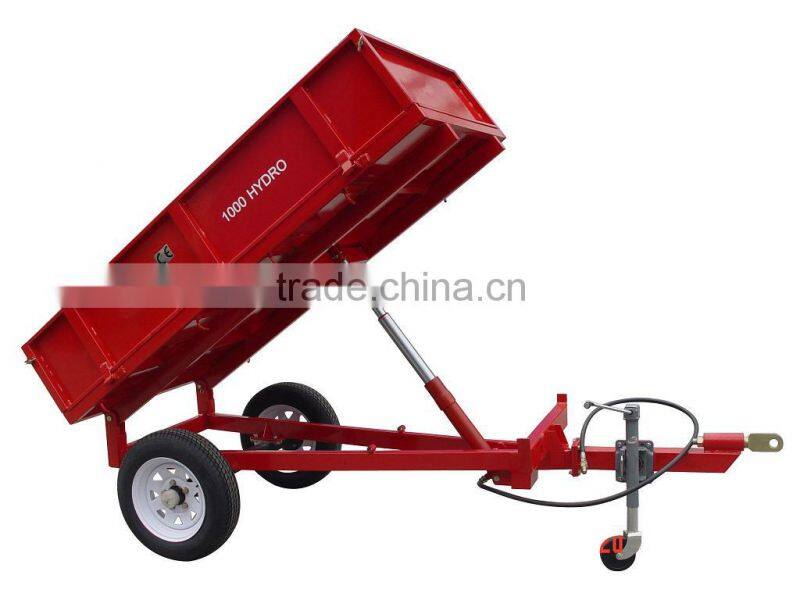 China CE cheap hydraulic mini compact semi camper small farm tractor trailer