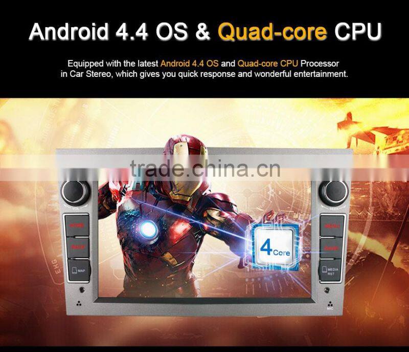 Ownice Quad Core Android 4.4 car DVD GPS for Opel Astra Antara Vectra bulit in wifi 3G