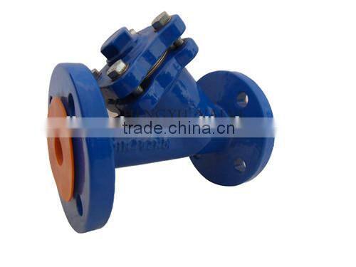 stainless steel cf8m y strainer with ductile iron