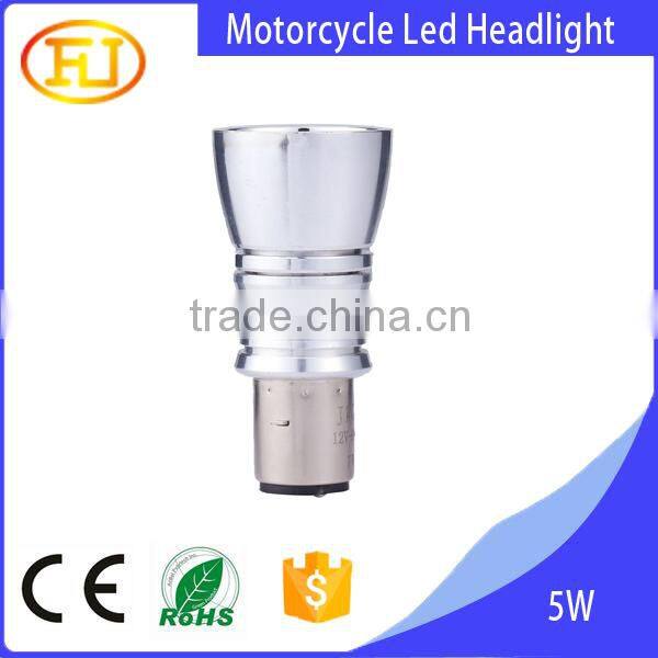Motorcycle Led Headlight H4 BA20D Led Headlight Bulbs 12v 12w
