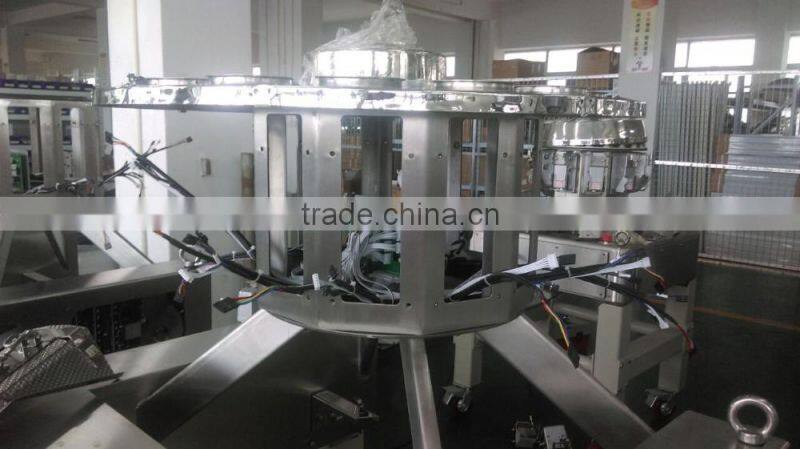 10-2000g 14 heads multihead weigher chocolate fudge candy combination weigher
