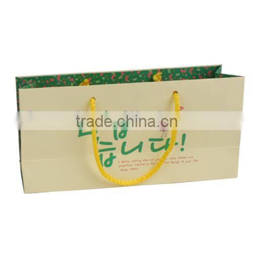 2015 paper packaging bag paper bag for clothing printing