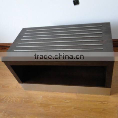 HS0029 King Queen Headboard Nightstand luggage bench microfridge cabinet desk stainless steel legs