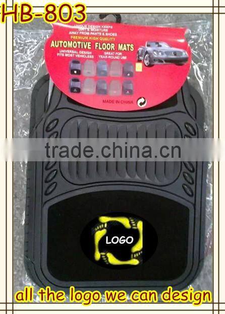 anti-skid pvc car floor mats logo car mats