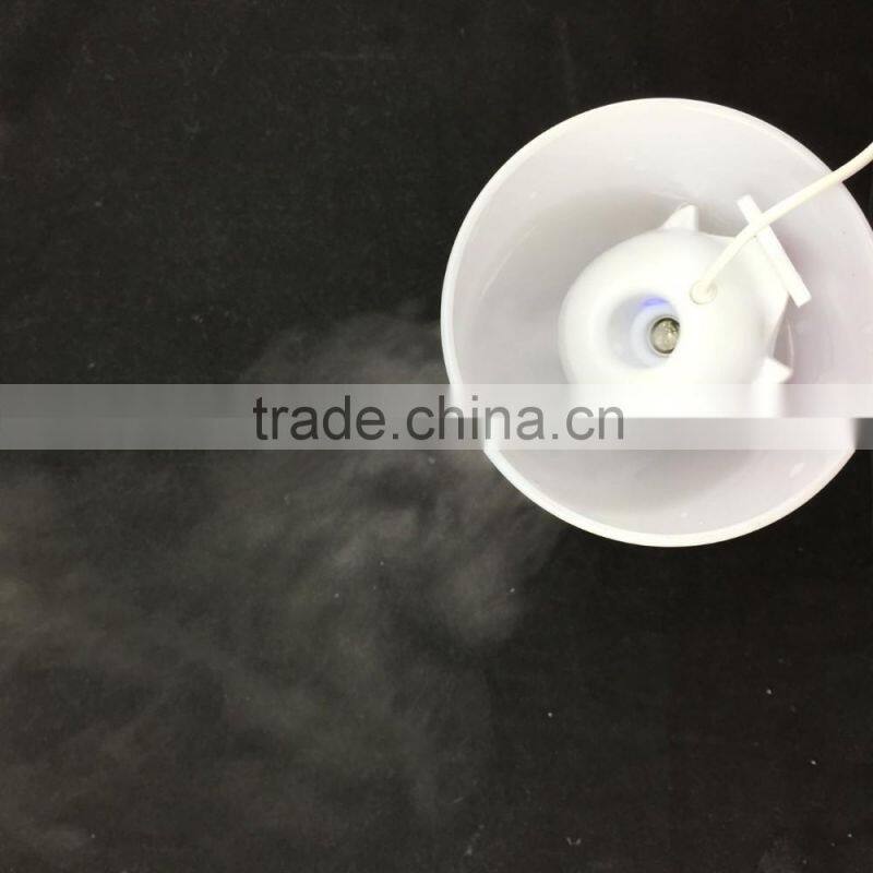 Hot sell animal whale shape mini usb humidifier/office portable desktop humidifier