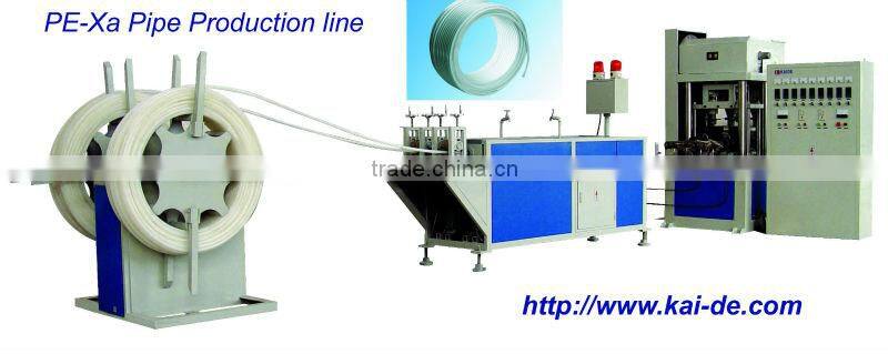 PE-XA double extrusion tube making machinery
