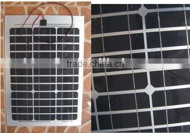 60W RV roof semi flexible mono solar panel