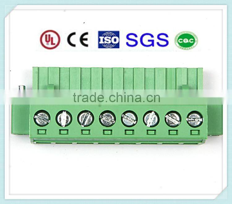 5.08mm Pluggable Terminal Block XS2ESDV 300V 15A with UL, CE, ISO, SGS,CQC Approved