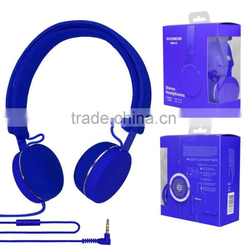 China supplied cheap folding headphone quality earphones