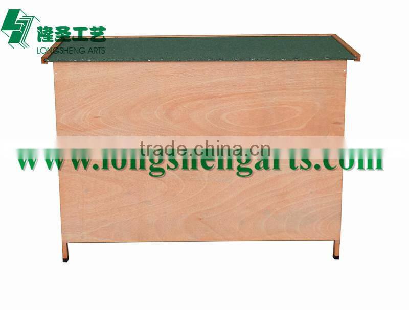 Two layer wooden Rabbit hutch