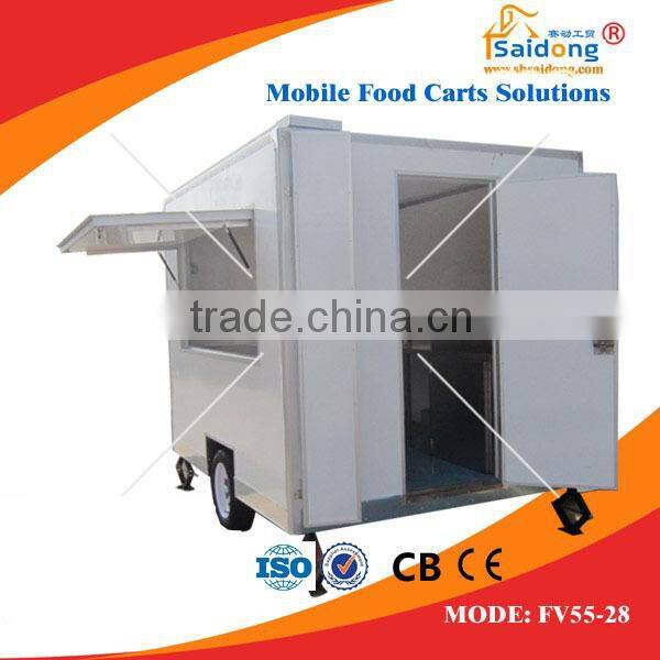 2015 Shanghai Fibreglass Food Van,Breakfast Mobile cart