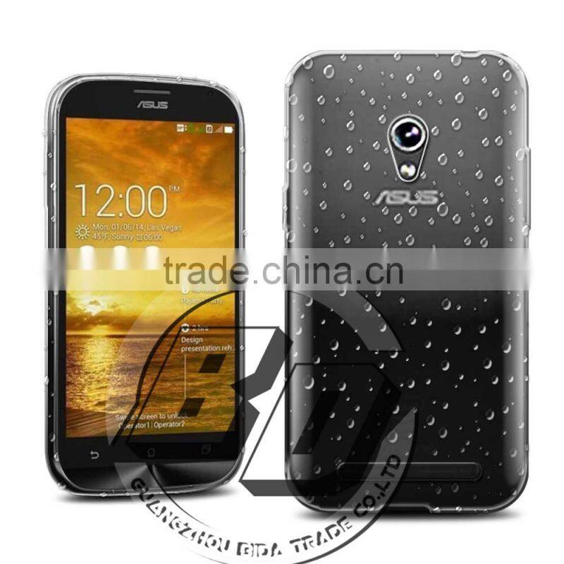 Newest Stylish 3D Raindrops Gradient Color Style Transparent Hard PC Case For ASUS Zenfone 5 Lite mobile phone case cover