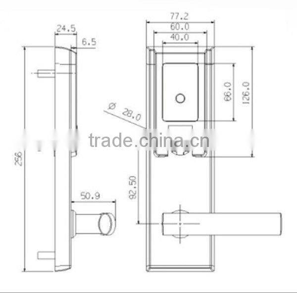 office wooden door lock