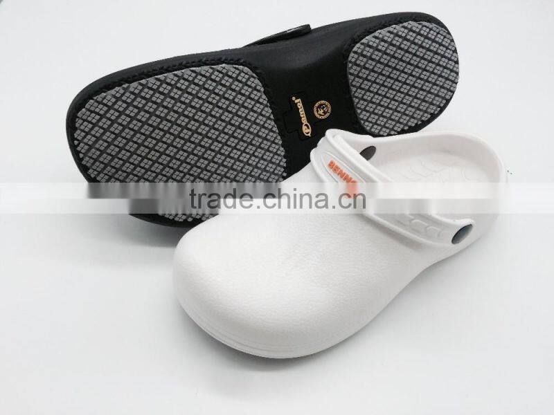 EVA Chef working shoes,non-slip shoes,black vent shoes