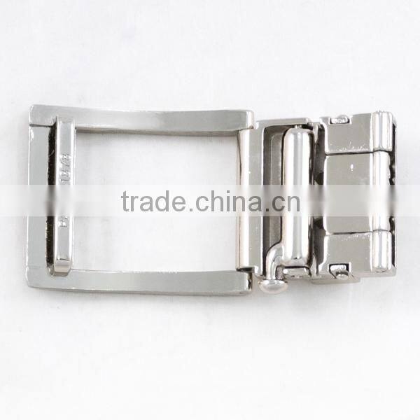 Stainless steel silver adjustable white gold quick release belt buckle