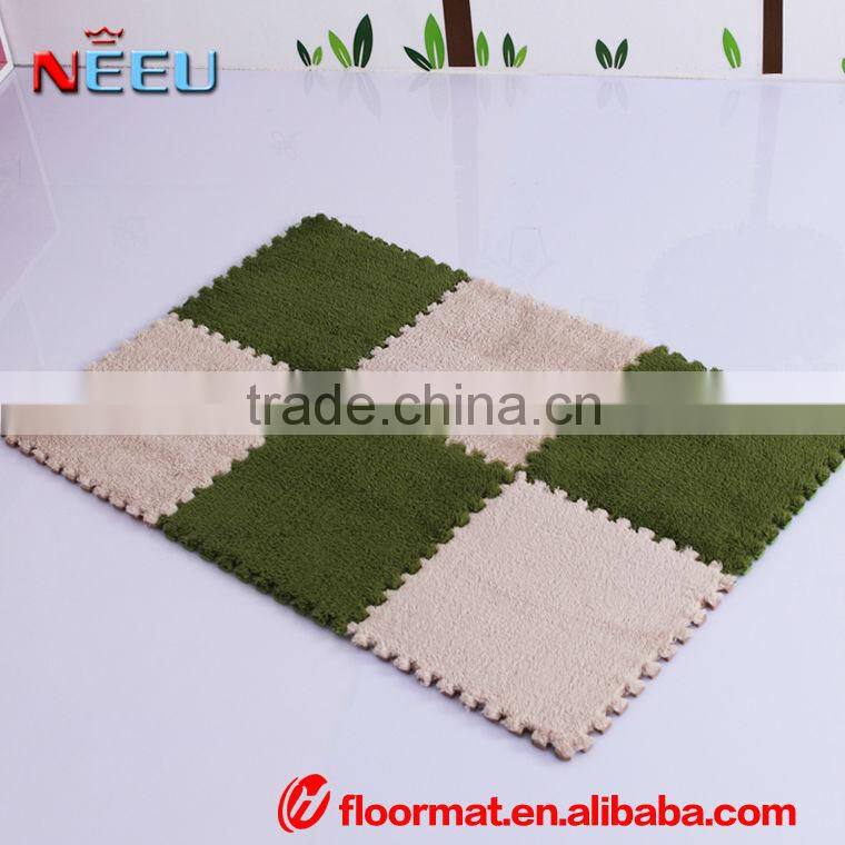 EVA soft touch plush mat