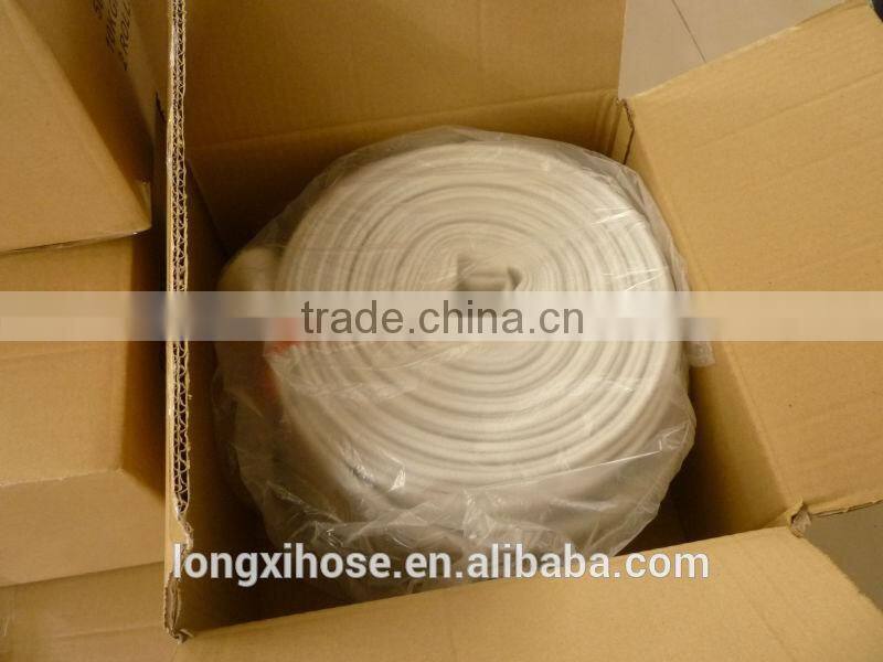 red color polyester filament fire fighting hose