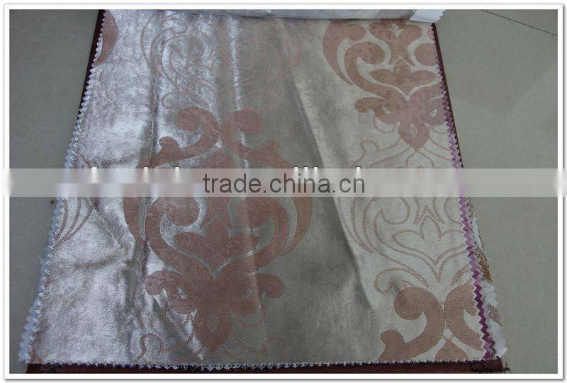 2013Abstract Bedroom Yarn Dyed Model Blackout Decorative Jacquard Curtain Fabric