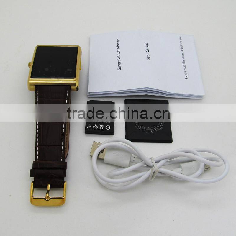 Waterproof 1.54inch IPS screen Bluetooth smart watch for 2015 Christmas