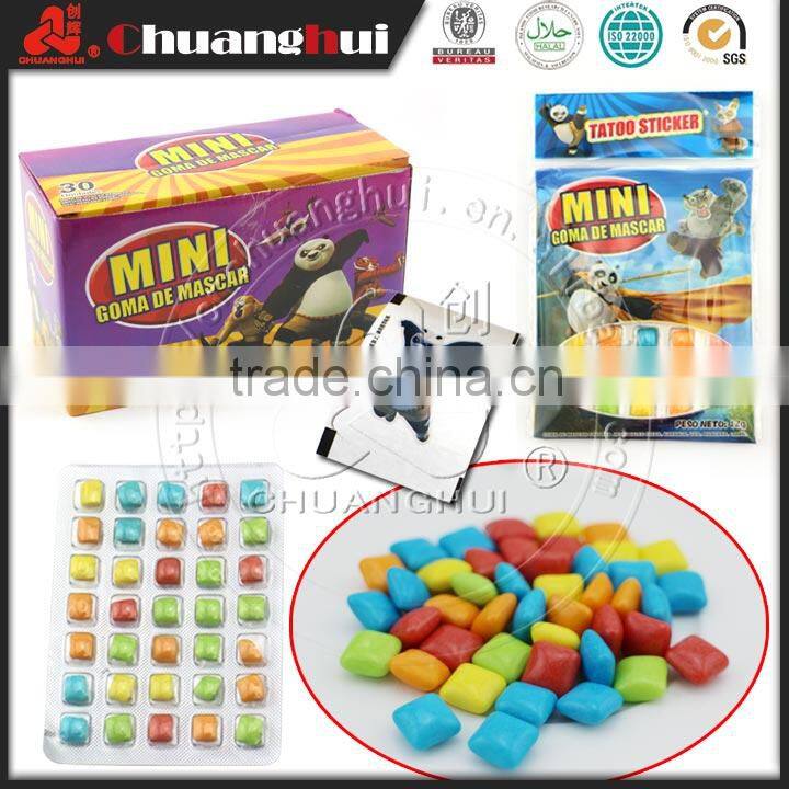 Bubble Gum with tattoo , Chewing Gum