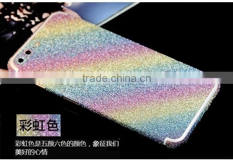 Luxury glitter sparkling bling bling sticker for iphone 7 plus