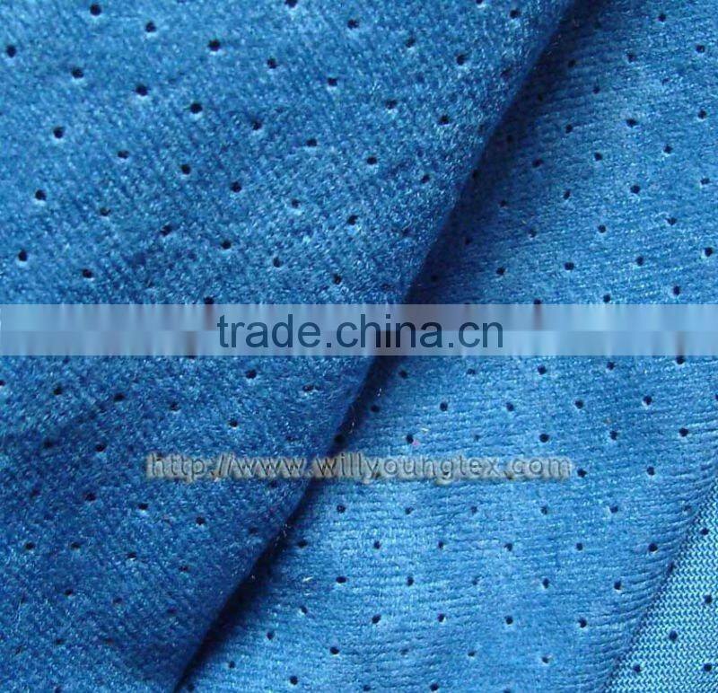 perforated aloba fabric /sofa fabric 180gsm