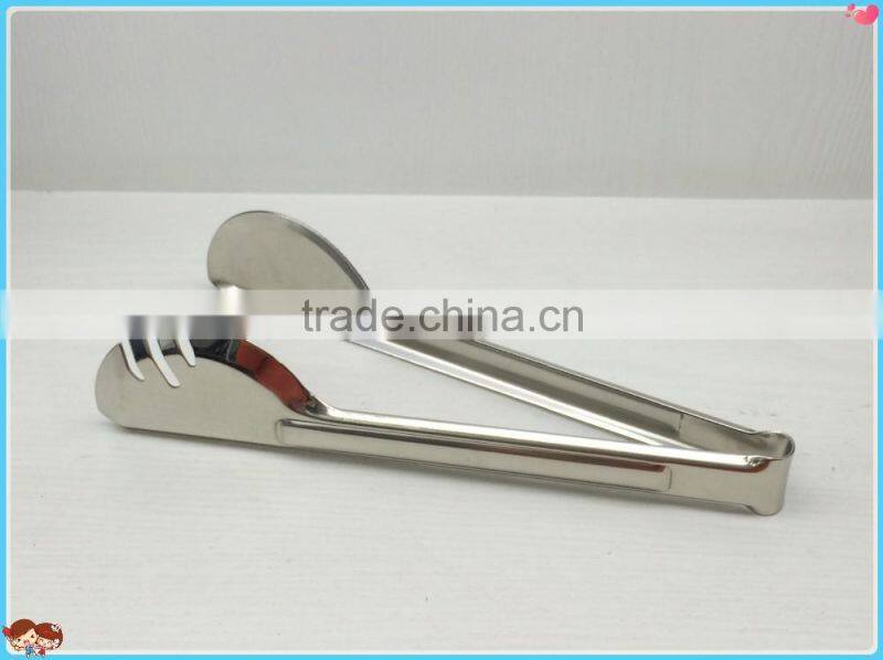Low Price Half Round Shape Stainless Steel Food Tongs