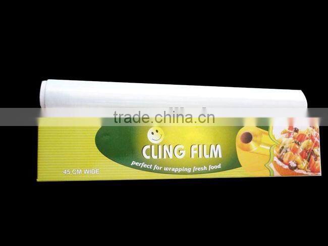 PE Plastic Cling Film For Food Warp