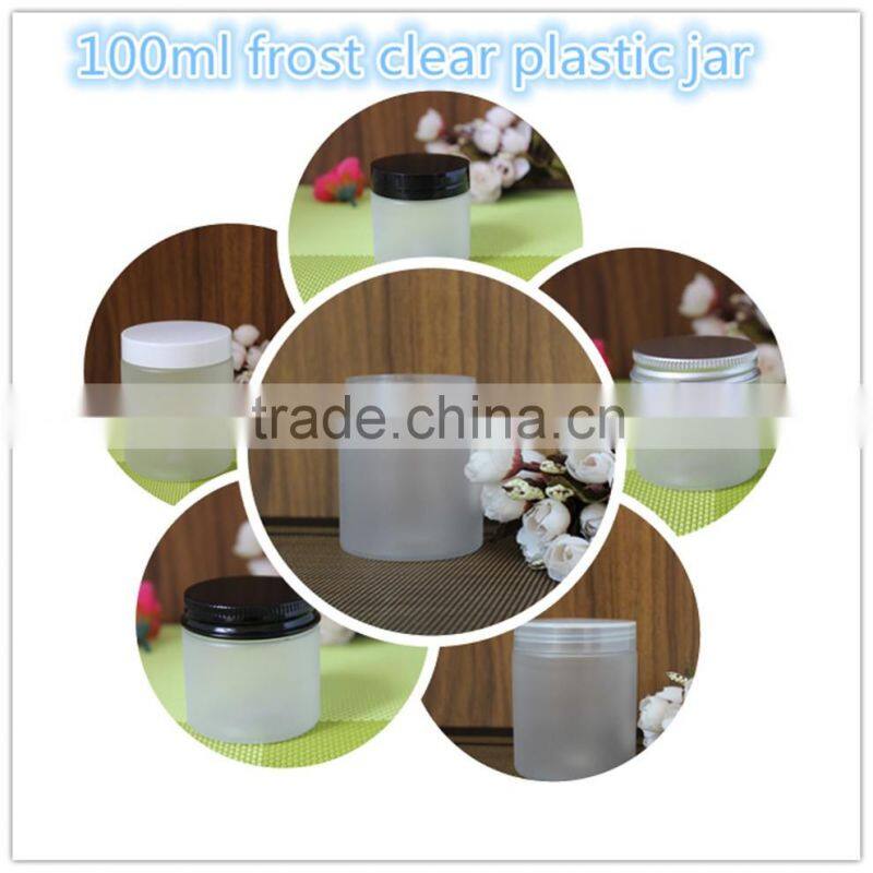 clear plastic jar with pet cream jars for jars mineral makeup PJ140R