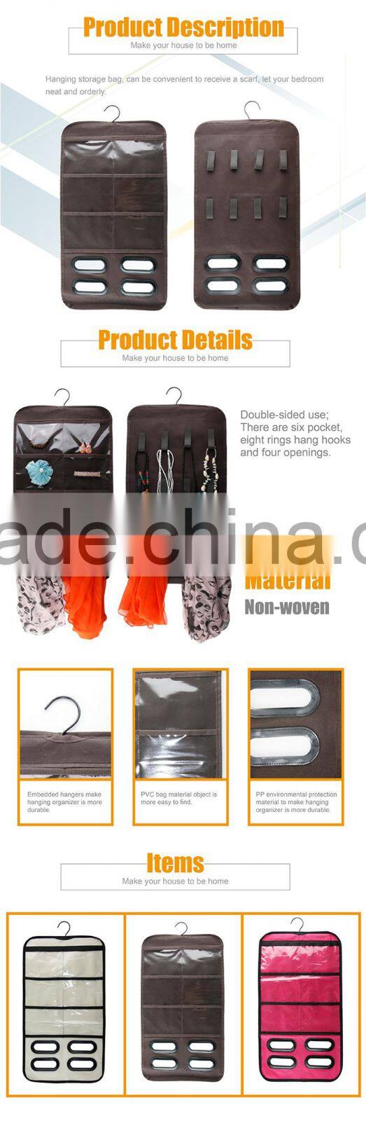 innovative multi-function hanging jewelry organizer