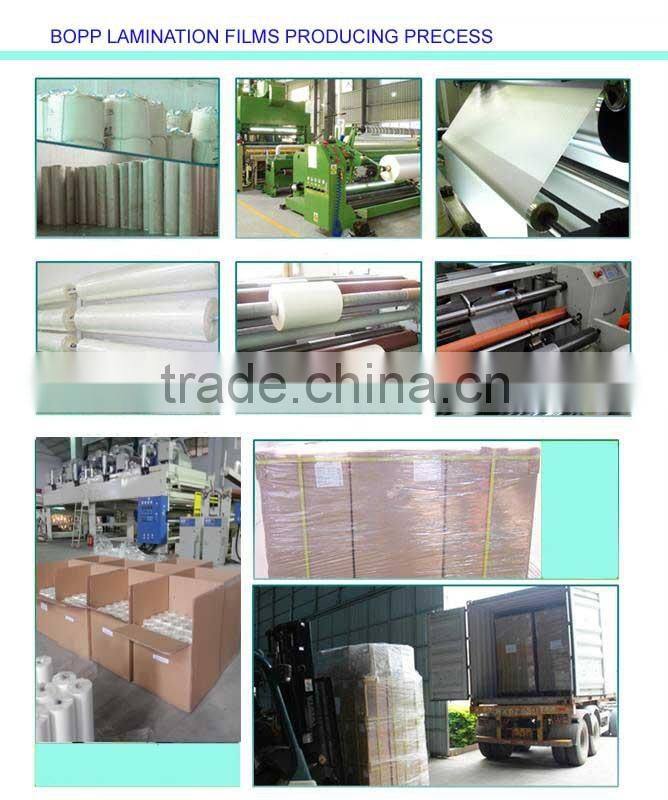 2015 Luxury Glossy Multiple Extrusion BOPP Thermal Film for Printing