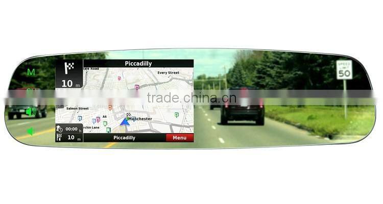 frameless car 4.3 inch rearview mirror monitor with mirror link function germid