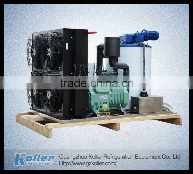 Flake Ice Maker Controlled by PLC Control System