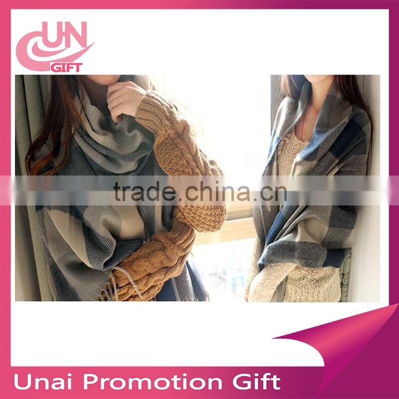 Men And Women Woven Scarf 100% Jacquard Acrylic Colorful Men Custom Woven Scarf As Gift