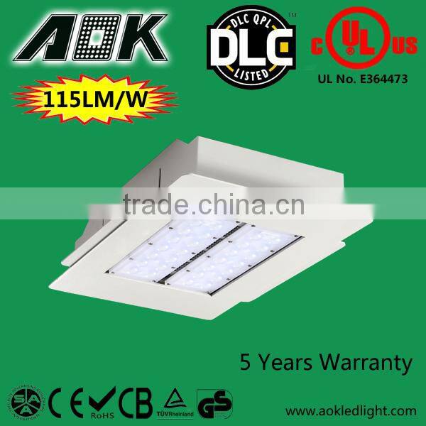 5 Years Warranty 160 Watt LED Price Sign Petrol Gas Station Recessed Light with TM21 Report 62000 Hours Lifespan