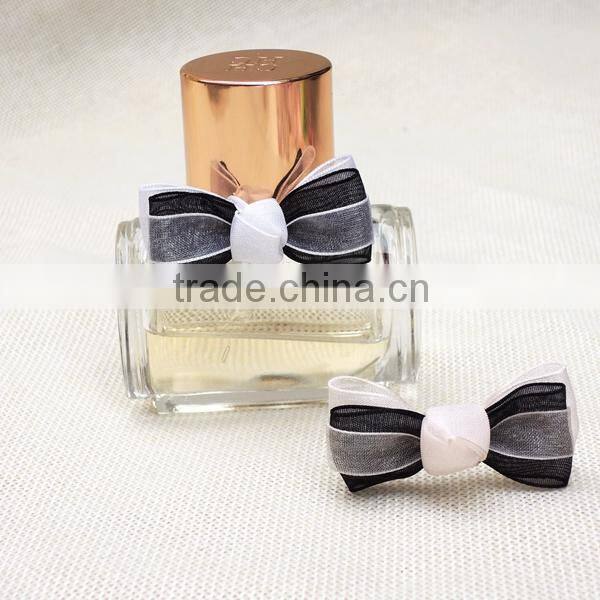 Satin Ribbon bow bottle decoration for glass perfume bottle decoration bow tie straps wine bottle pull flower ribbon
