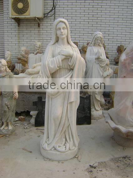 white jade marble statue