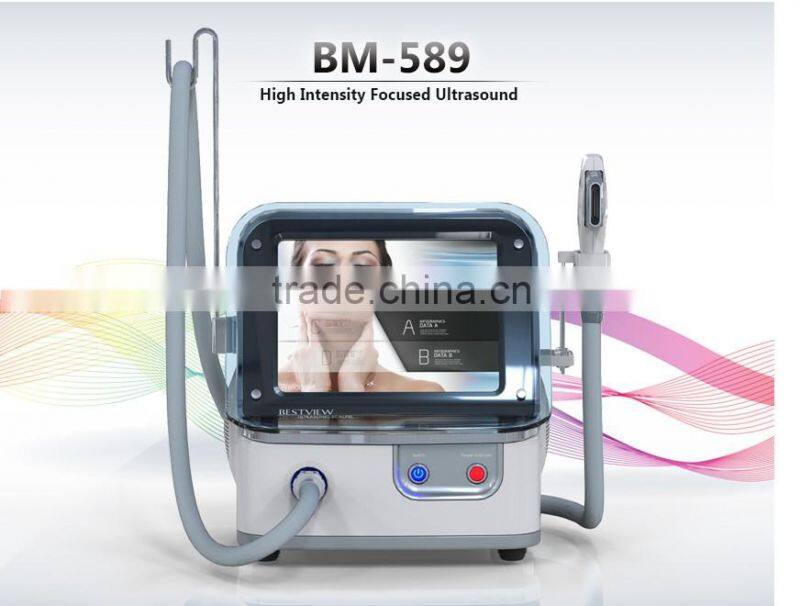 Korea HIFU High Intensity Focused ultrasound HIFU, HIFU face lift Machine