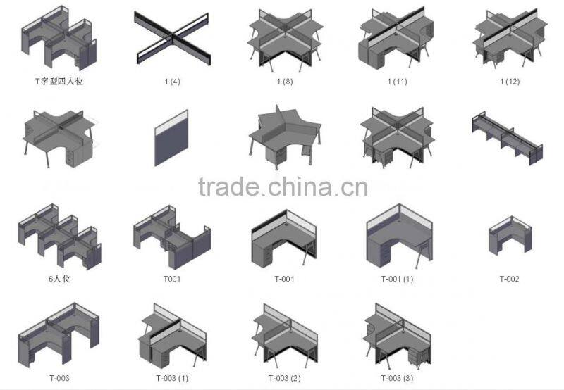 partition wall front desk reception desk SS6004